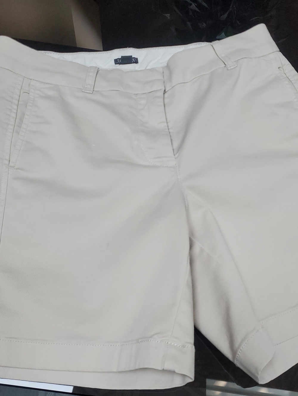 J. Crew Light Cream Chino Shorts in Size 4 Reg. Very Good Condition